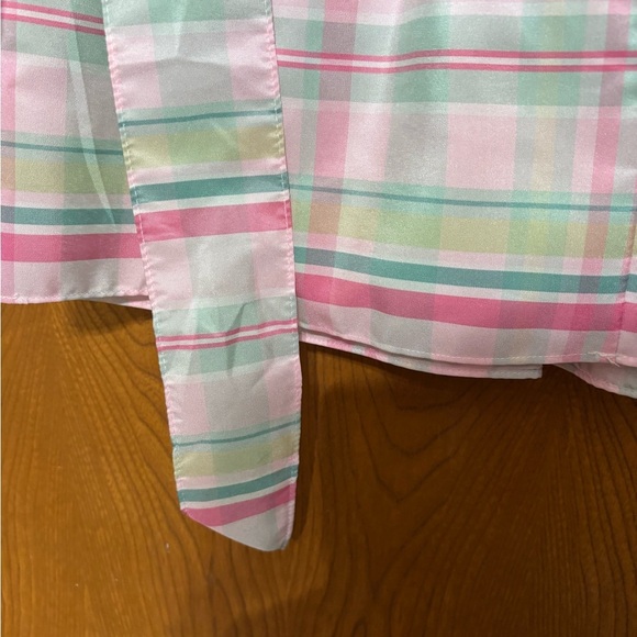 NWOT Good Lad Pink and Green Plaid Dress 4T - Picture 6 of 8